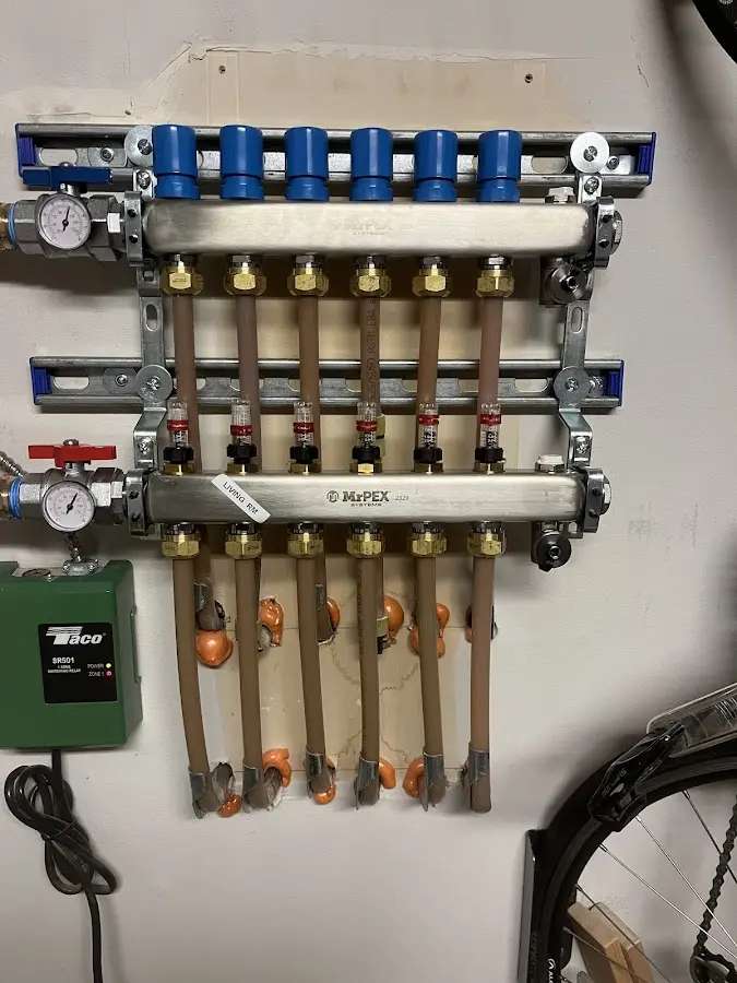 Plumber performing Leak Detection at a residential property in Crittenden